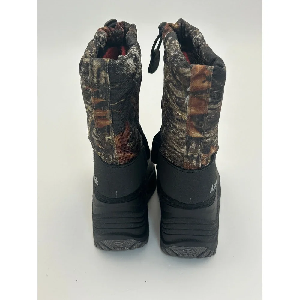 Kamik Kids Rocket Mossy‎ Oak Insulated Winter Snow Boots Camo Size 10 Ski